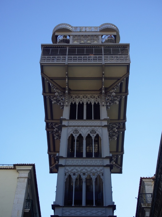 Elevador de Santa Justa en Lisboa